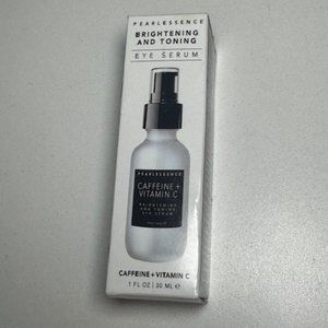 Pearlessence Brightening and Toning Eye Serum Caffeine + Vitamin C 1 fl oz new